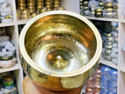 5" Hand beaten  Lingam Singing Bowl-free Cushion-free Mallet Sound Tested Bowl - Image 1 of 4