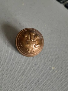 Army Button 23rd Royal Welch Fusiliers Regiment Of Foot Officer 19 mm Jennens - Picture 1 of 2