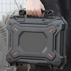 Tool Case Portable Hard Travel Electronic Organizer Case Tool Storage Box - Picture 1 of 11