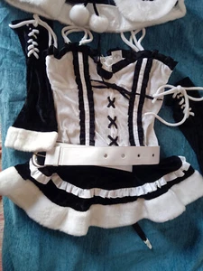 Cute Short Japanese Gothic Winter Style Dress Costume cosplay - Picture 1 of 7