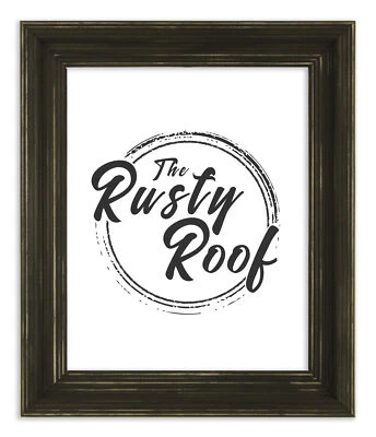 Cimarrón envejecido - Marco de fotos mancha de ébano - Madera maciza Foto 1 de 4