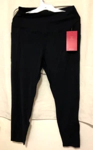ENERBLOOM Workout Leggings with Pockets High Waist Yoga Pants Black XL NWT! - Picture 1 of 2
