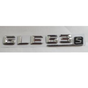 Chrome GLE63s Letters Trunk Emblems Badge Badges for Mercedes Benz GLE63 S AMG
