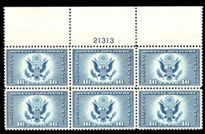 MUJERES: SELLOS DE ESTADOS UNIDOS #CE1 BLOQUE DE PLACA INTACTA DE 6 COMO NUEVO OG NH EXCELENTE LOTE #91977 - Imagen 1 de 2