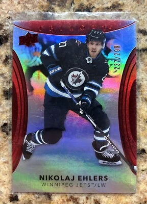 2022-23 Upper Deck Trilogy Red #38 Nikolaj Ehlers/299 - Image 1 of 2