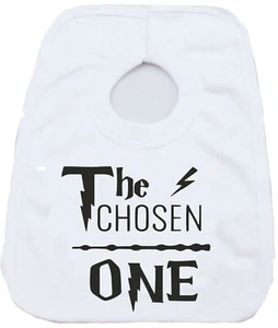 THE CHOSEN ONE HARRY POTTER FUNNY COTTON BABY VEST OR BIB - Picture 1 of 2