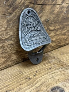 FULLERS LONDON PRIDE  \ Cast Iron Wall Mounted Bottle Opener \ Vintage Home Bar - Picture 1 of 5