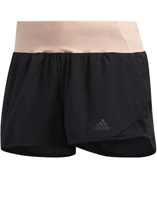 Pantalones Cortos Adidas Climalite Mujer Negro/Rosa Brillante Run It Midise Nuevos con Etiquetas DZ2255 Talla XL Foto 1 de 4
