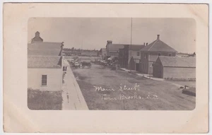 RPPC TWIN BROOKS SOUTH DAKOTA MAIN STREET 1910 - Picture 1 of 2