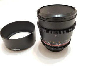 Samyang Manual Cine Lens 85mm t/1.5 AS IF UMC for Sony Alpha A-Mount - Picture 1 of 10