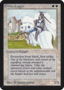 White Knight [Limited Edition Alpha] Magic MTG - Picture 1 of 1