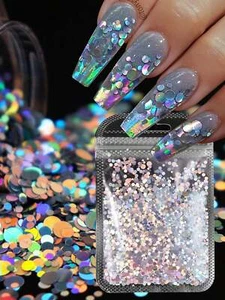 1Pack Round Nail Art Glitter Sequin For DIY Nail Art Decoration - Picture 1 of 11