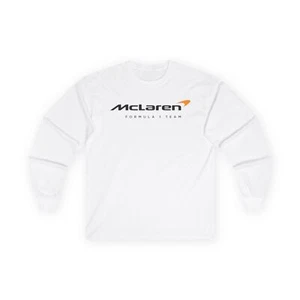 Camiseta de manga larga Mclaren Fórmula 1, regalo para aficionados a las carreras, camiseta unisex de deportes de motor, F1 - Imagen 1 de 19