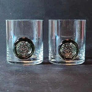 ROSENTHAL SHOU OLD FASHIONED GLASSES, Blown Crystal, 3 1/2", 8 oz, 2PC - Picture 1 of 8