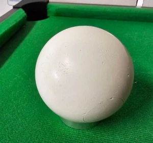 Bola de billar de repuesto de colección 2 1/4" de diámetro bola blanca estándar** - Imagen 1 de 5