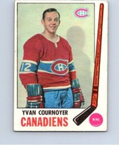 VINTAGE HOCKEY CARD O-PEE-CHEE 1969 MONTREAL CANADIENS YVAN COURNOYER  NO1867