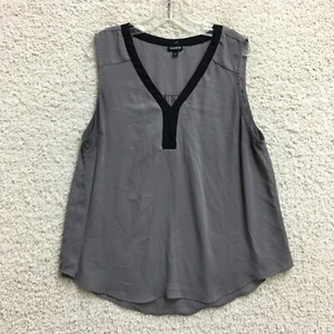 Torrid Tank Top Shirt 1X Adult Plus Gray V Neck Sleeeveless Pullover Womens - Imagen 1 de 8