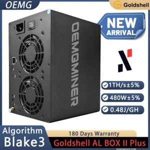 New Goldshell AL BOX 2 ⅡPlus 1TH/S 480W ALPH Miner Blake3 Alephium with PSU - Picture 1 of 6