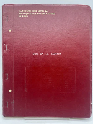 Man of La Mancha Revised script for the 1965 Broadway musical 1968 - Image 1 of 4