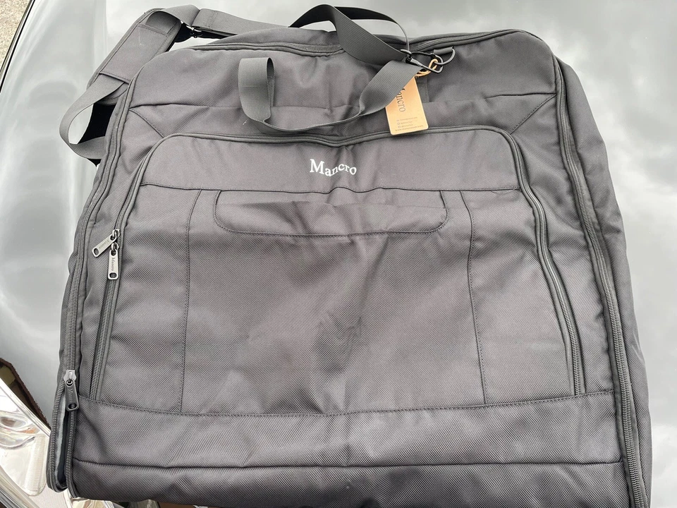 Carry on Garment Multi Pocket Bag Hanging Suit Carrier for Travel Business Trip