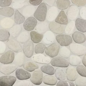Seasalt Kiesel Naturstein Mosaik Wand- & Bodenfliese (9,21 $/Quadratfuß) - Bild 1 von 9