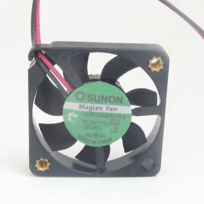 For SUNON KDE0503PEV3-8 MagLev 30x30x6mm 3006 DC5V 0.35W 2pin DC Cooling fan - Image 1 of 4