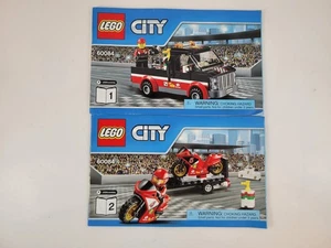 LEGO City 60084 Racing Bike Transporter Manuals Only - FREE SHIPPING! - Picture 1 of 5