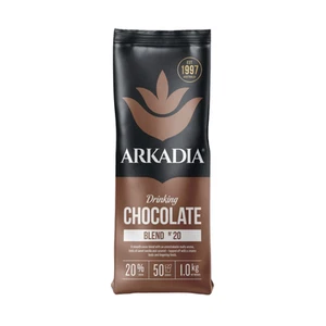 Arkadia 20% Cocoa Drinking Chocolate 1kg – Smooth & Creamy Hot Chocolate - Picture 1 of 4