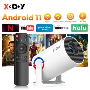 XGODY 2025 Beamer Projektor 4K UHD WiFi Bluetooth Smart Heimkino Mini Tragbar - Bild 1 von 13