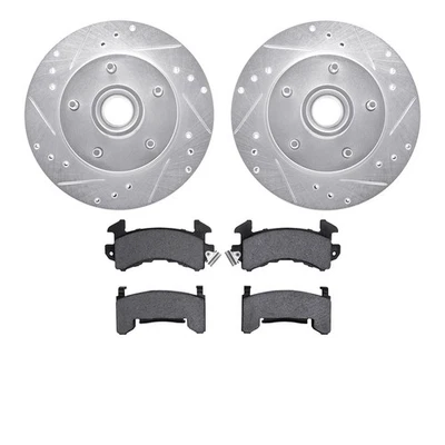 For Pontiac Grand LeMans 78 Brake Kit Drilled & Slotted Front Brake Kit w - Image 1 of 3