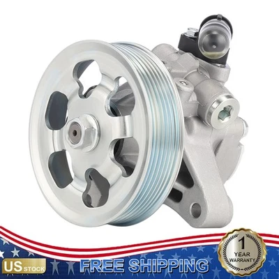 Power Steering Pump With Pulley For 2005 -2011 Honda CR-V EX LX 2.4L L4-21-5419 - Image 1 of 4