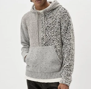 John Elliott Mixed Cashmere Beach Hoodie Gray Size 4 / XL *Worn Once* Escobar - Picture 1 of 7