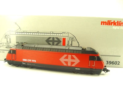SBB Elektrolok Serie 460  -  Märklin  HO Lok  digital  39602 - #802  #E gebr. - Bild 1 von 4