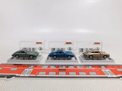 3x Brekina H0 1:87 Porsche 911 cupé 1976 16300 16301 16302 como nuevo + caja # Foto 1 de 4