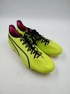 Puma Uomo Taglia 9 KING ULTIMATE FG/AG Confezione Fenomenale Tacchetti Calcio Lime (#O2-C7) - Foto 1 di 18