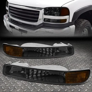 PARA 99-06 GMC SIERRA/YUKÓN CARCASA DE HUMO LENTE TINTADA ÁMBAR LUZ DE PARACHOQUES ESQUINA - Imagen 1 de 6