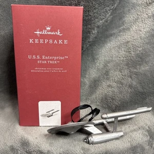 Hallmark Star Trek USS Enterprise Metal Ornament 2018 - Picture 1 of 11