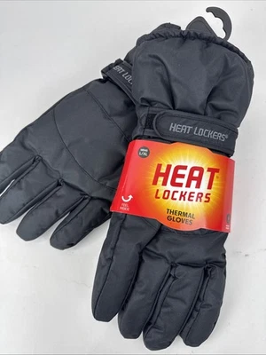 Guantes térmicos Heat Lockers para hombre L/XL negros cálidos protegidos Foto 1 de 2