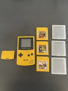 Consola de juegos Nintendo Game Boy Color - 3 juegos Donkey Kong Land 1, 2 y 3 excelente - Imagen 1 de 10