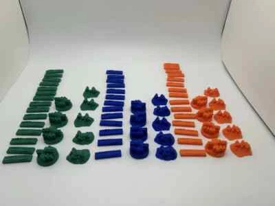 Catan 3D Printed Game Pieces Set - Base Game Set - Various Colors - Image 1 of 4