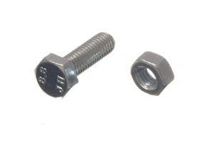40 X Tuercas Hexagonales Juego Tornillo 4.8 Grado M6 20mm BZP Cincado Onestopdiy - Imagen 1 de 1