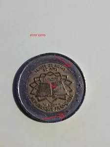 2 euro coin 2007 france erorr fraite de rome 50 ans - Picture 1 of 5