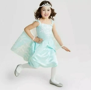 ⚡️Hyde and Eek SNOW FAIRY Halloween Costume Dress Crown Girls Size (Small 4/6) - Picture 1 of 2