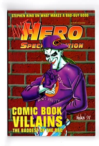 HERO SPECIAL EDITION MAG COMIC BOOK VILLAINS APRIL 1994 NM JOKER DRACULA S KING+ - Picture 1 of 2