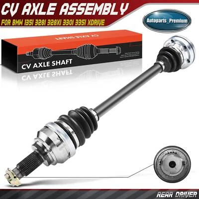 Conjunto de eje CV conductor trasero izquierdo para BMW 328i 08-13 135i 325xi 330i 335i 328xi Foto 1 de 4