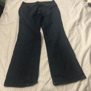 Banana Republic Mens Blue Denim Slim Fit Straight Leg Jeans Dark Wash Size 32x29 - Afbeelding 1 van 7