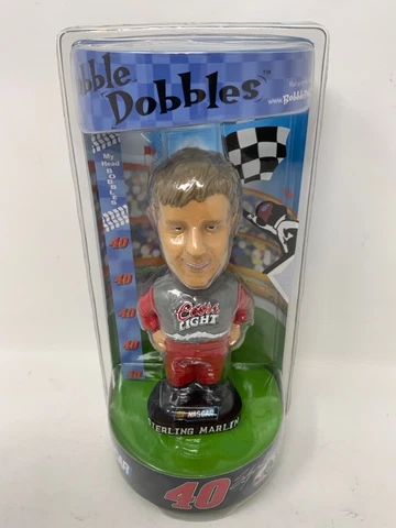 Sterling Marlin #40 Nascar Coors Light Bobblehead New Sealed Pack Free Ship Cover
