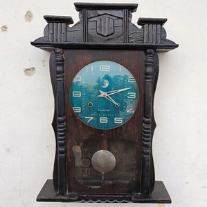 Antico Originale TRANSISTOR Orologio da Collezione Vintage Raro Orologio da Parete a Pendolo. - Foto 1 di 16