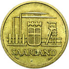 Saar - Saarland - Münze - 50 Fünfzig Franken 1954 - Messing - ZUSTAND!