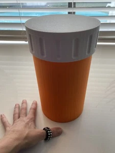 ❤️ Xl Big Medicine Jar Pills Think Container Oversized Med Management Doctor - Picture 1 of 6